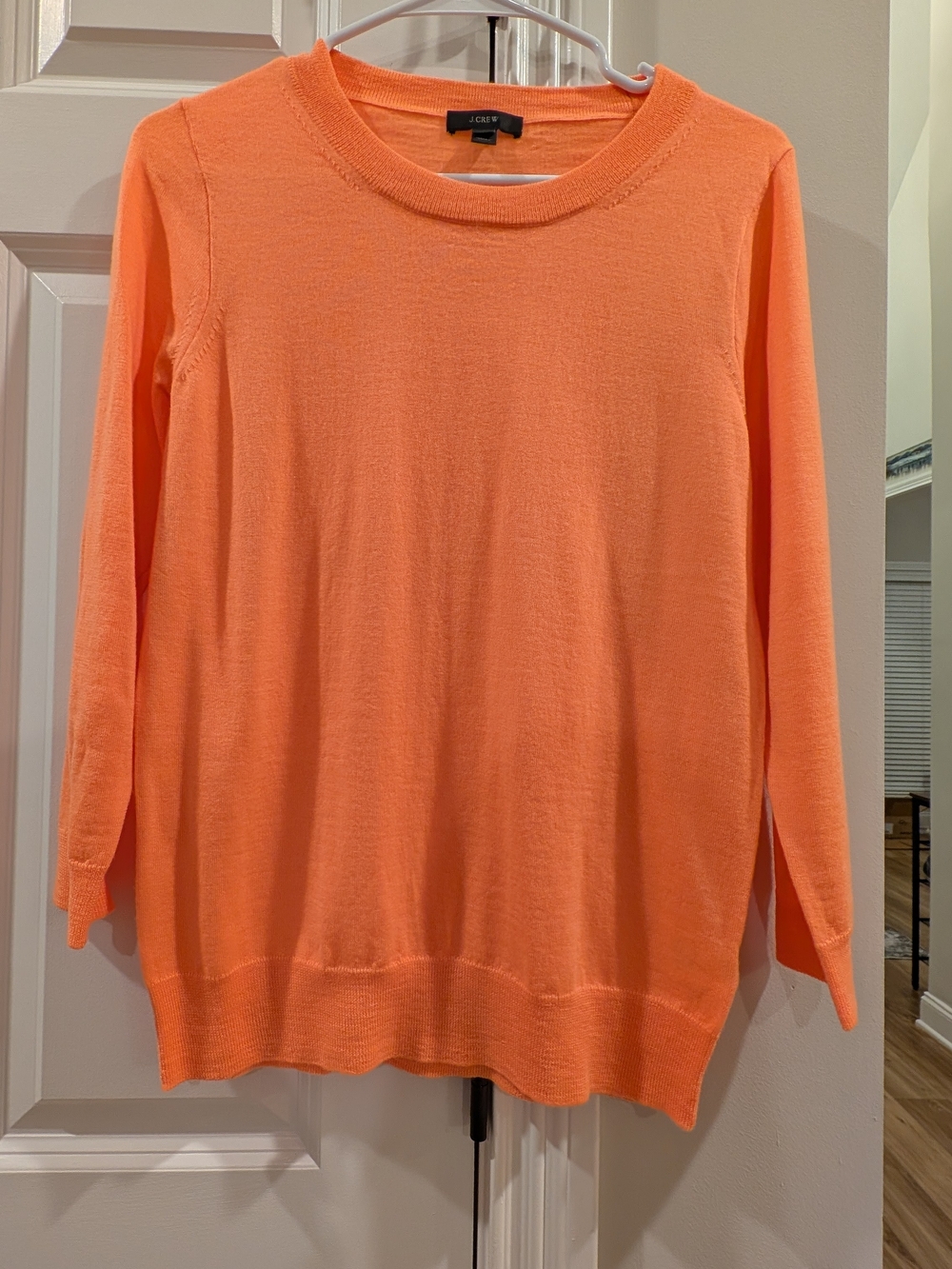 J. Crew Women's Scoopneck Long Sleeve Top - 100% Merino Wool